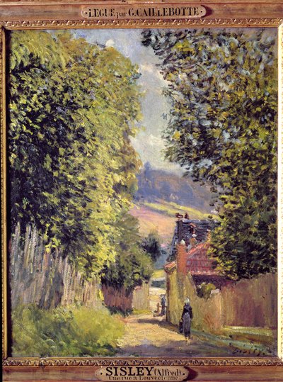 Une route à Louveciennes, 1883 - Alfred Sisley